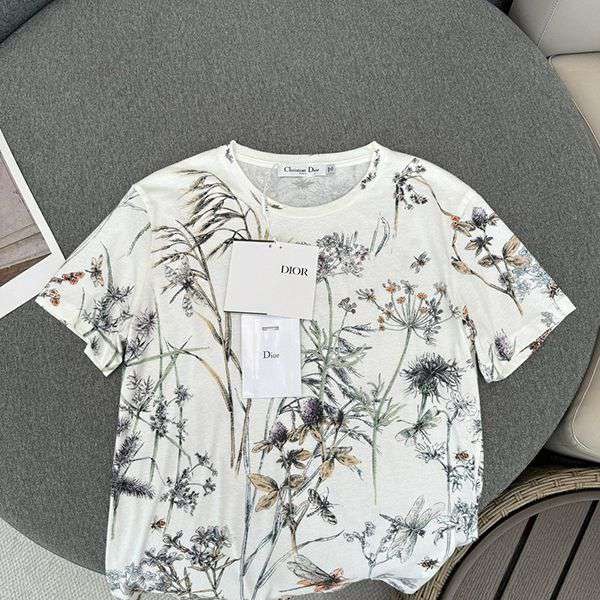 絶対欲しい！ディオール Herbarium 偽物コットン & リネン ジャージー dep46302